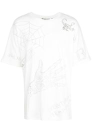 T-shirt oversize con stampa