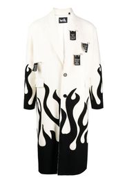 Haculla Cappotto monopetto Up In Flames - Bianco