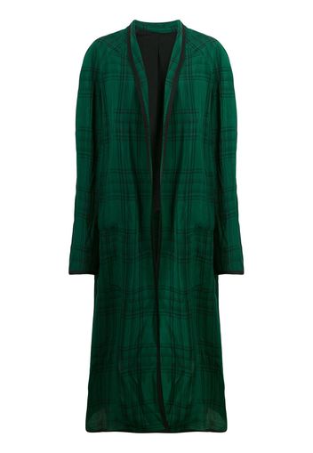 Haider Ackermann Cappotto a quadri - Verde