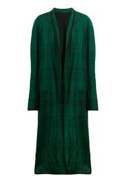 Haider Ackermann Cappotto a quadri - Verde