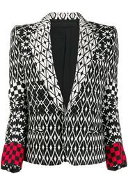 Blazer con stampa