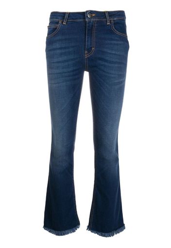 mid-rise cropped jeans