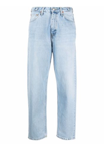 Haikure Jeans boyfriend a vita alta - Blu