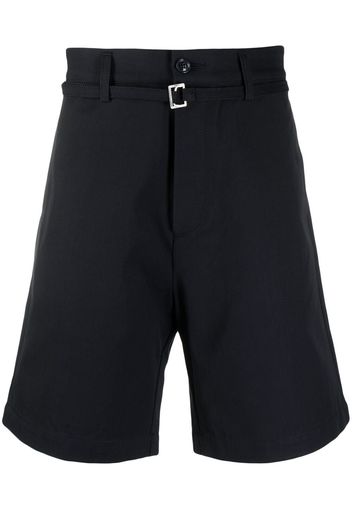 Haikure high-rise flared shorts - Blau