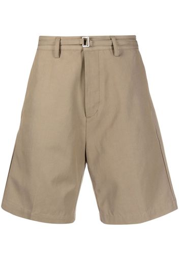 Haikure knee-length belted shorts - Toni neutri