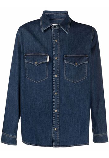 Haikure classic denim shirt - Blu