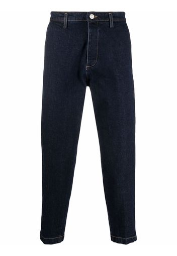 Haikure low-rise tapped jeans - Blu