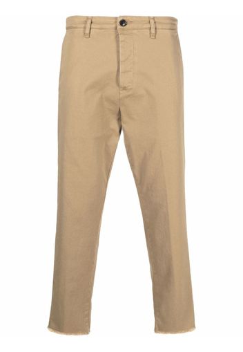 Haikure cropped chino trousers - Toni neutri