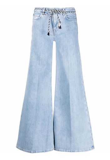 Haikure flared denim jeans - Blu