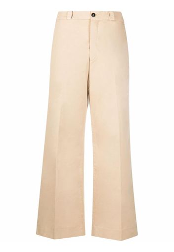 Haikure high-waisted wide leg trousers - Toni neutri