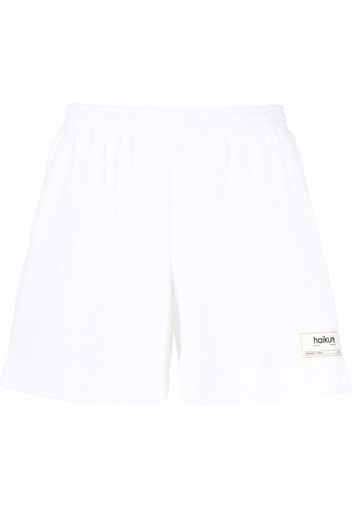 Haikure towelling organic-cotton shorts - Bianco