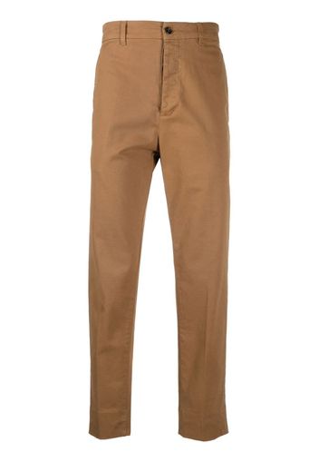 Haikure straight-leg chinos - Marrone