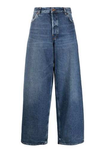 Haikure high-rise wide leg jeans - Blu