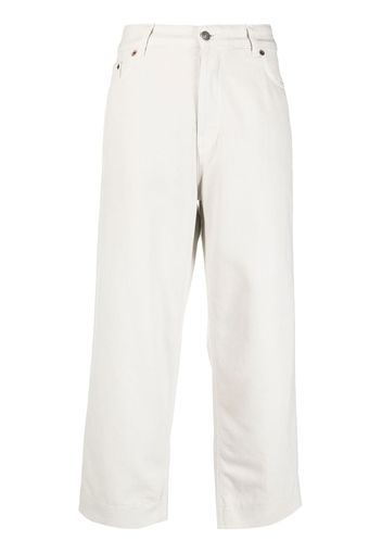 Haikure cropped wide-leg jeans - Toni neutri