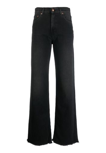 Haikure straight-leg denim jeans - Nero