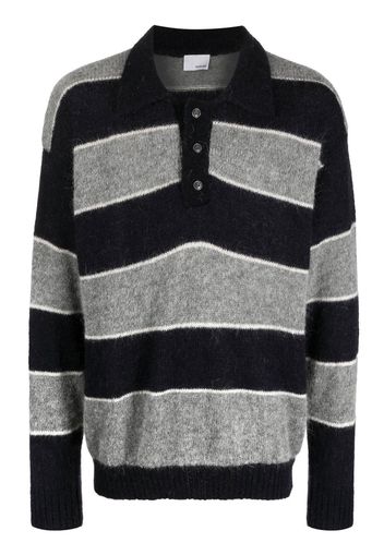 Haikure knitted button-up sweater - Grigio