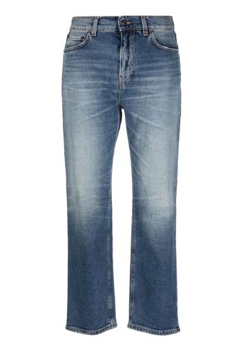 Haikure straight-leg cropped jeans - Blu