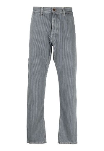 Haikure pinstripe straight-leg jeans - Blu