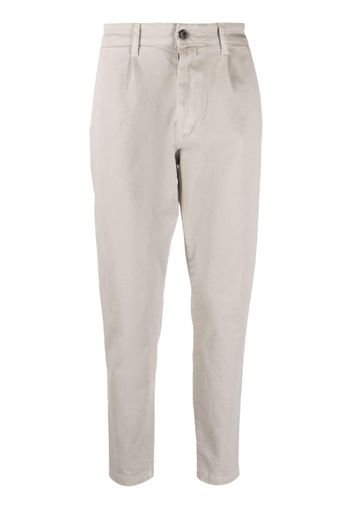 Haikure straight-cut cotton chinos - Toni neutri