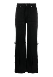 Haikure Jeans a gamba ampia - Nero