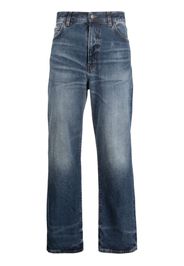 Haikure stonewashed straight-leg jeans - Blu