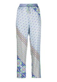 Hale Bob Pantaloni a fiori - Blu