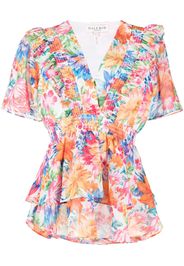 Hale Bob Blusa a fiori con ruches - Multicolore