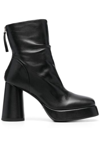 Halmanera Lara 90mm ankle boots - Nero