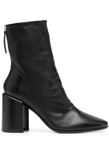 Halmanera Bess 85mm leather boots - Nero