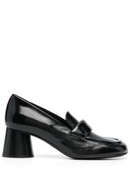 Halmanera Dani 55mm leather loafers - Nero