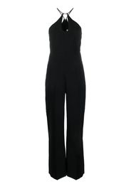 Halston hardware-detail sleeveless jumpsuit - Nero