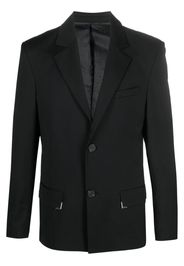 Han Kjøbenhavn single-breasted twill blazer - Nero