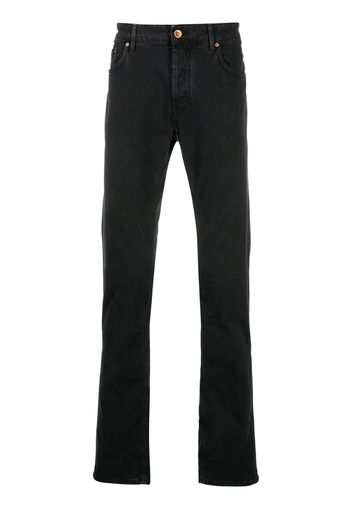 slim-fit five pocket jeans