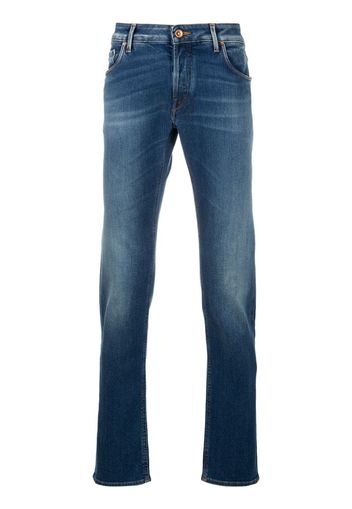 straight leg light-wash jeans