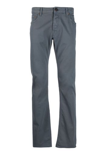 Hand Picked Pantaloni slim - Grigio