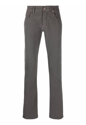 Hand Picked Chino dritti - Grigio