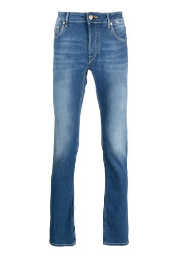 Hand Picked Jeans slim con effetto schiarito - Blu