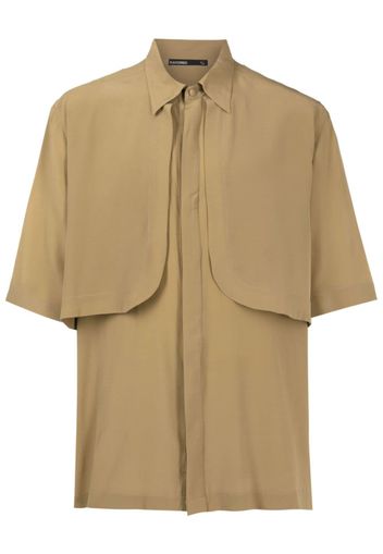 Handred Camicia a maniche corte - Marrone