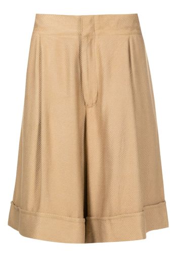 Handred Shorts a gamba ampia - Marrone