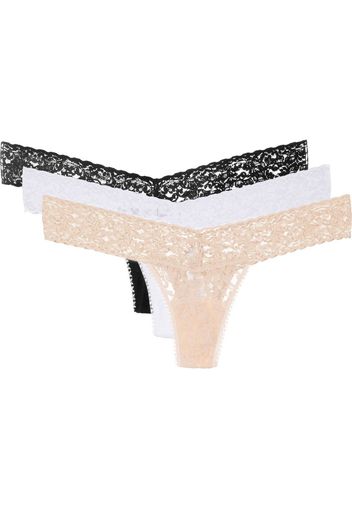 Hanky Panky Set di 3 perizoma - Nero