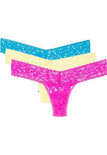 Hanky Panky Set di 3 perizoma - Giallo