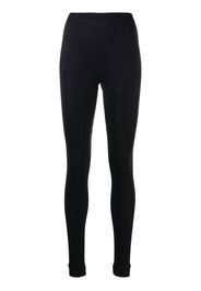 Hanro silk stretchy leggings - Nero