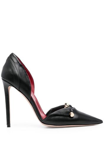 HARDOT pointed leather pumps - Nero