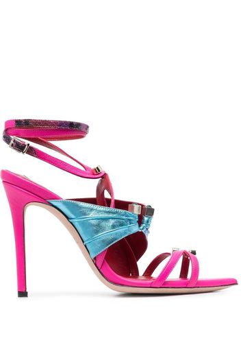 HARDOT two-tone heeled sandals - Rosa