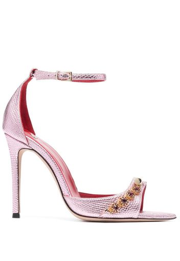 HARDOT 110 crystal-embellished open-toe sandals - Rosa