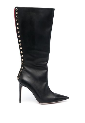 HARDOT stud-embellished 105mm boots - Nero