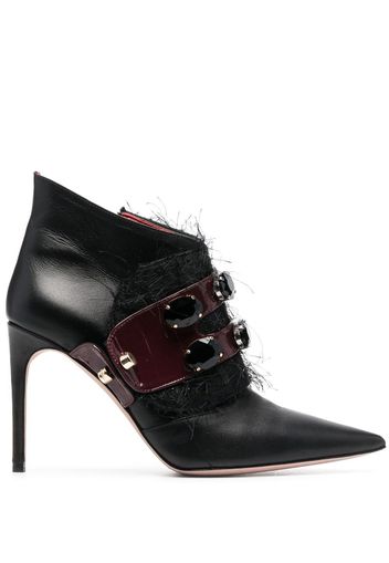 HARDOT crystal-embellished ankle boots - Nero