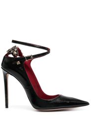 HARDOT 125mm gem-embellished pumps - Nero