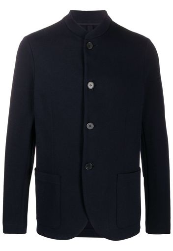 button-down fitted jacket