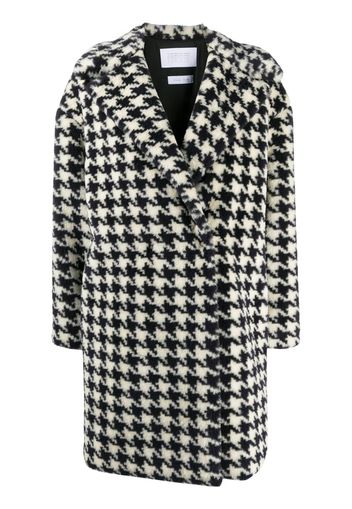 Cappotto monopetto con motivo pied-de-poule